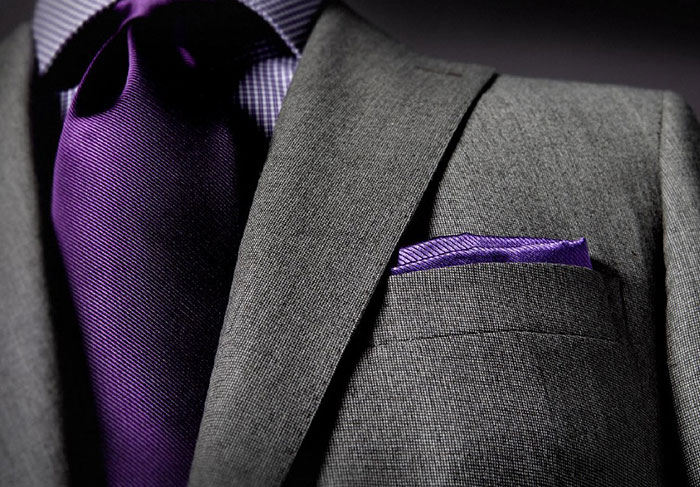фиолетовый галстук